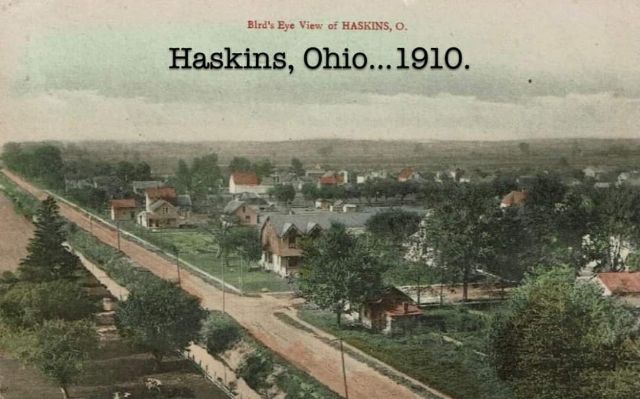 History of Haskins Ohio 1910